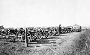 View of park of artillery captured at the Battle of Chattanooga, November 24, 24, 25, and 26th, 1863. (5613662257)