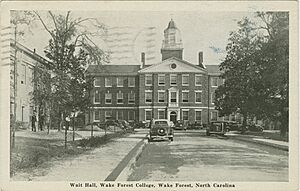 Wait Hall, Wake Forest College, Wake Forest, North Carolina