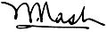 Walter Nash signature