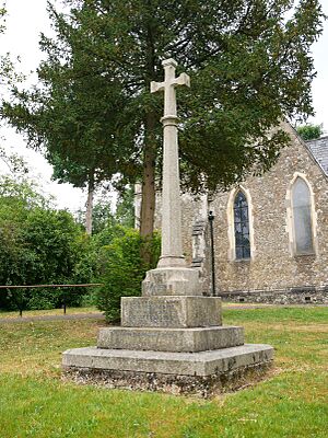 War Memorial beside Christ Church, Shooter's Hill