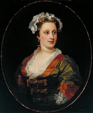 William Hogarth portrait of Lavinia Fenton, aka Duchess of Bolton, c.1740–50