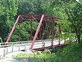 Wilson Bridge over Deer Creek, western portal and southern side