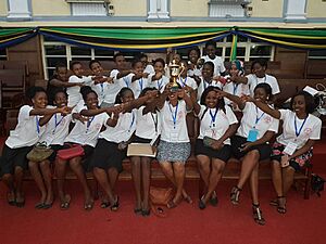 Women engineering graduate students at St.Joseph College of Engineering and Technology in Tanzania
