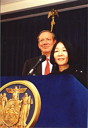 Yuko Nii and George Pataki
