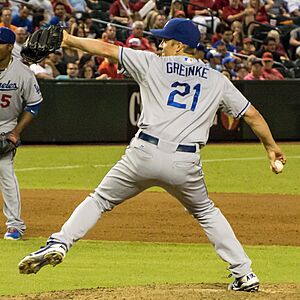 Zack Greinke on September 17, 2013