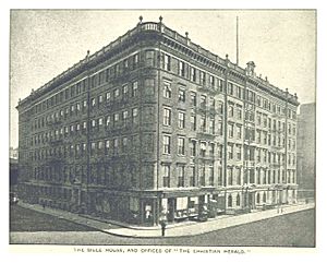 (King1893NYC) pg638 THE BIBLE HOUSE AND OFFICES OF THE CHRSTIAN HERALD