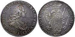 10 paoli 1747 - FRANCIS II