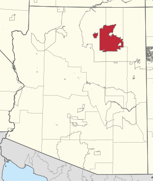 Location in Arizona