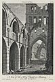 A View of the Abbey Church at Llantony, from within the West Door