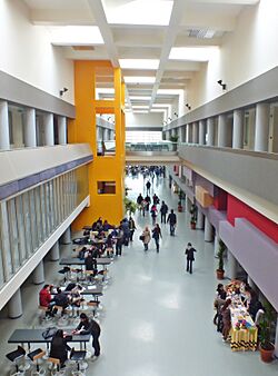 A view of the Common Area of Çankaya University Turkuaz campus