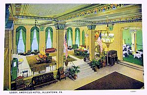 Americus Hotel Lobby 1927