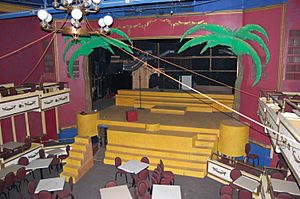Balcony to stage