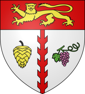Blason ville fr Castres-Gironde (Gironde)