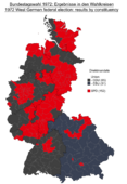 Bundestagswahl 1972 - Ergebnisse Wahlkreise