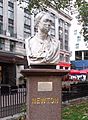 Bust of Newton - Leicester Square Gardens, London.jpg