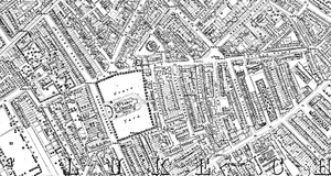 Cale Street on Sheet 053, Ordnance Survey, 1869-1880