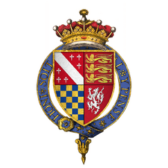 Coat of arms of Sir Charles Howard, 1st Earl of Nottingham, KG