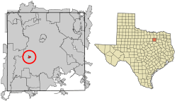 Location of Cockrell Hill in Dallas County, Texas