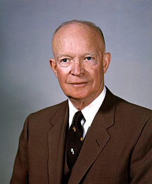 Dwight D. Eisenhower, White House photo portrait, February 1959
