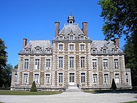 The chateau in Balleroy-sur-Drôme