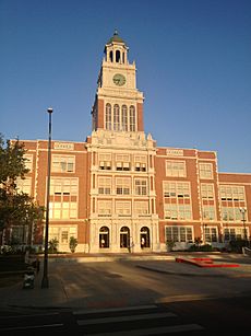 Front of East High School in Denver, 05-Sep-2012