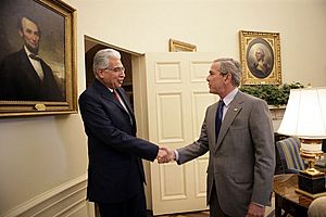 George Bush & Ahmed Nazif
