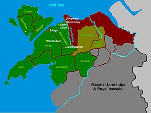 Gwynedd 1277 Map