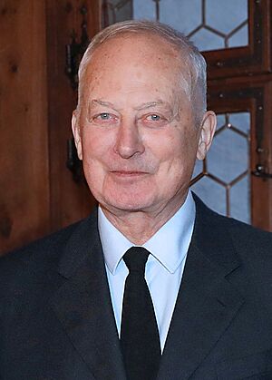 A photo of Hans-Adam II aged 80