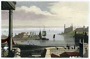 Havana Harbor entrance (cropped, includes original border)