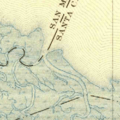 Hooks Island, California, USGS survey map 1899 (1899 edition)