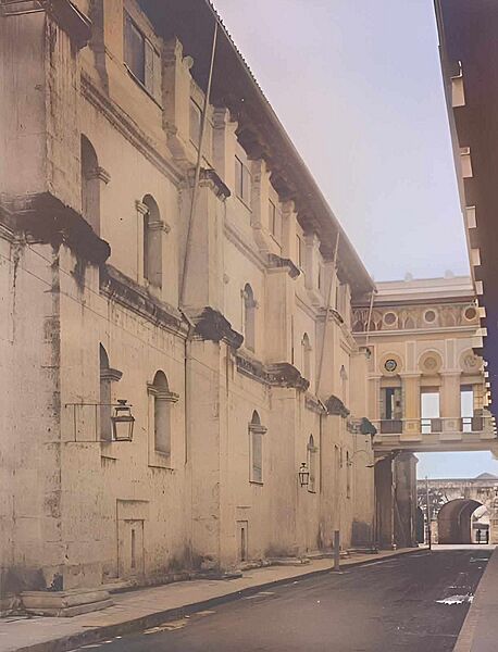 Intramuros Manila Philippines footbridge