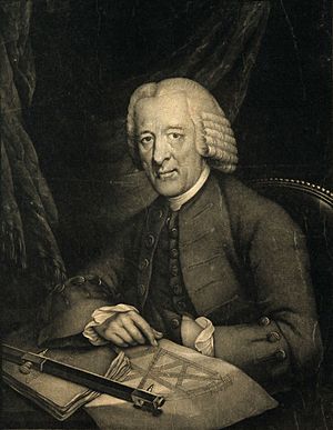 John Bird. Mezzotint by Valentine Green, 1776. Cropped