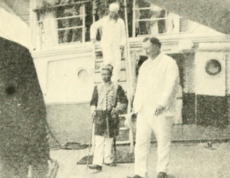 Judge William Howard Taft and the Sultan of Sulu Jamalul Kiram II (1901)