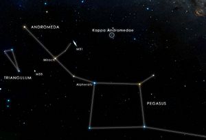Kappa Andromeda Star Chart