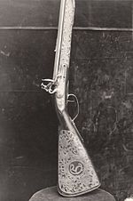 Kong Christian Vs gevær laget av våpensmed Lars Berg i Trondhjem (2722665340)