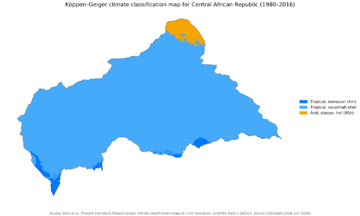 Koppen-Geiger Map CAF present