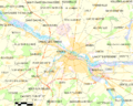 Map commune FR insee code 80021