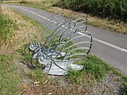 Metal butterfly sculpture-Maze Park-1000