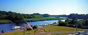 Nansemond River is a major waterway in Suffolk, Virginia