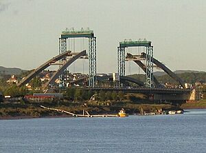 Newport City Bridge under construction - geograph.org.uk - 1640453 (cropped)