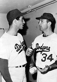 Norm Sherry and Sandy Koufax