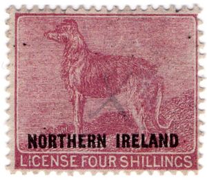 Northern Ireland dog licence stamp 1921