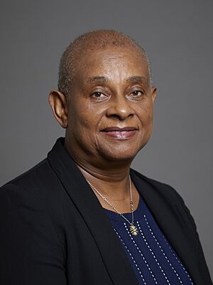 Official portrait of Baroness Lawrence of Clarendon crop 2, 2023.jpg