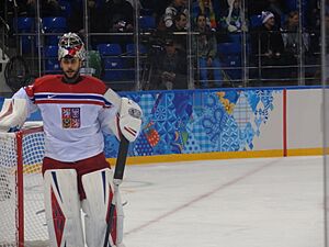 Ondřej Pavelec 2014 Winter Olympics