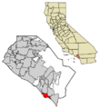 Orange County California Incorporated and Unincorporated areas Dana Point Highlighted 0617946