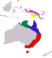 Petaurus breviceps distribution