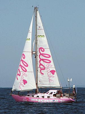 Pink Lady sailing (cropped)