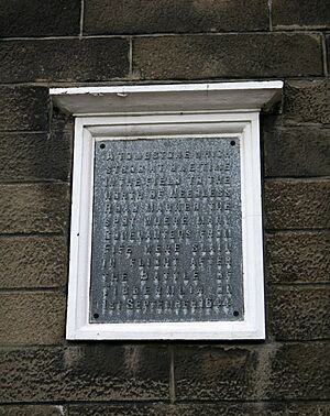 Plaque on Needless Road, Perth