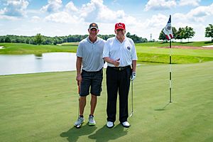 President Trump and Brett Favre (50159265167)