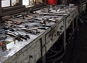 Railway workshop museum exhibition in Ljubljana, Slovenia